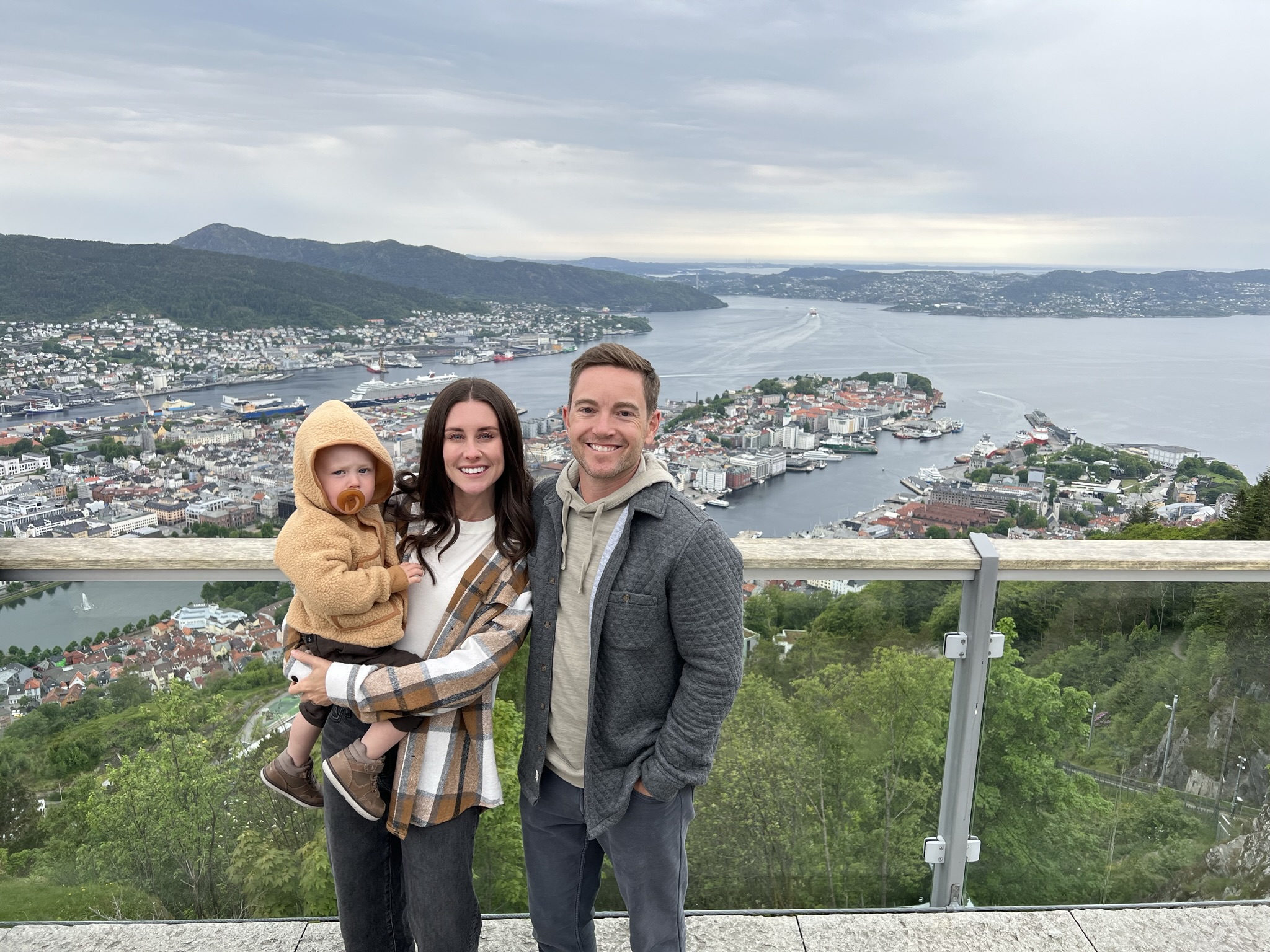 My little family in Bergen, Norway